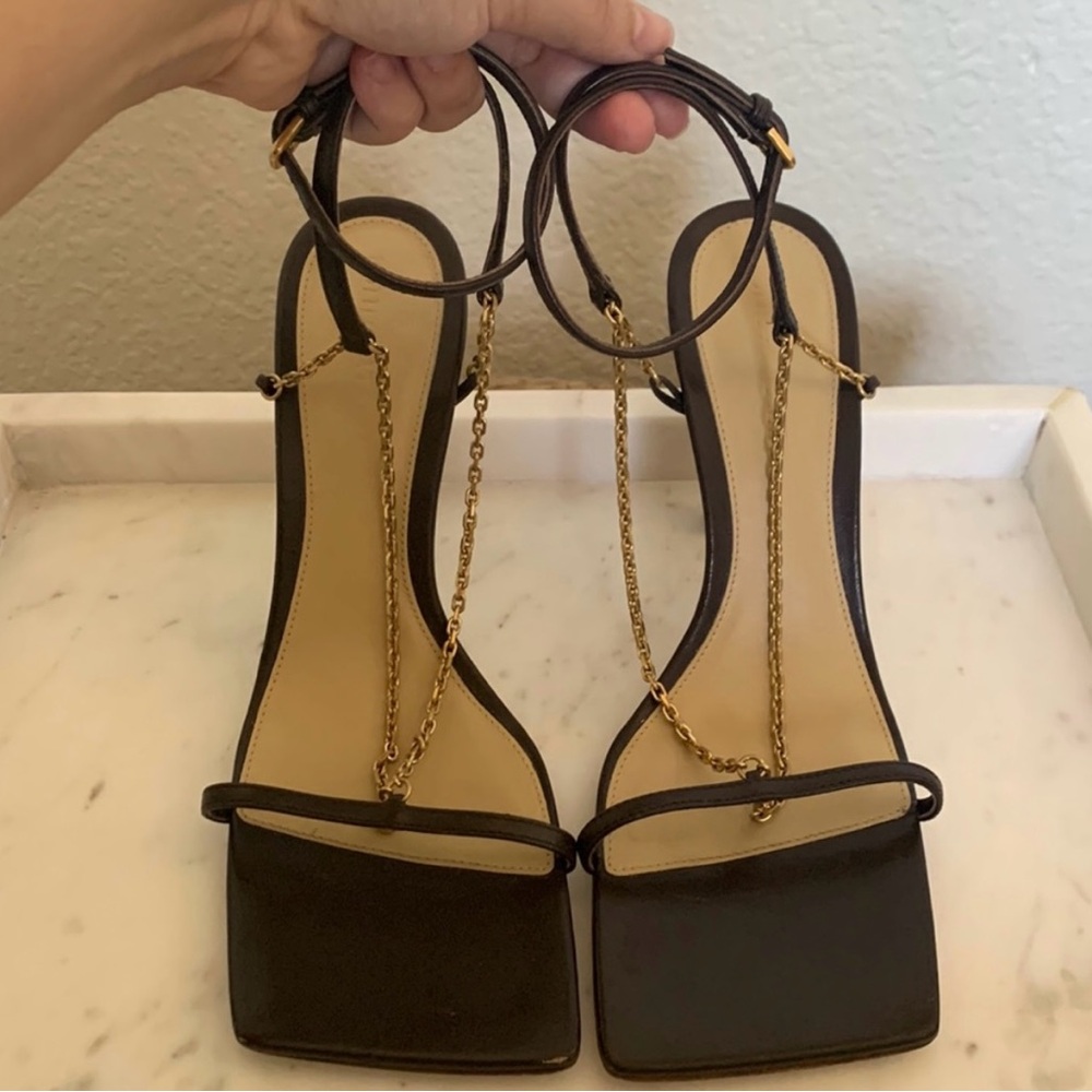 Bottega Veneta Stretch Sandal Brown